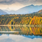 Sylvenstein Lake in Bavarian Alps at golden autumn, Southern Germany, near Austria
1419471416
Sylvenstein Lake in Bavarian Alps at autumn, Southern Germany, near Austria - stock photo
Sylvenstein Lake in Bavarian Alps at golden autumn, Southern Germany, near Austria
