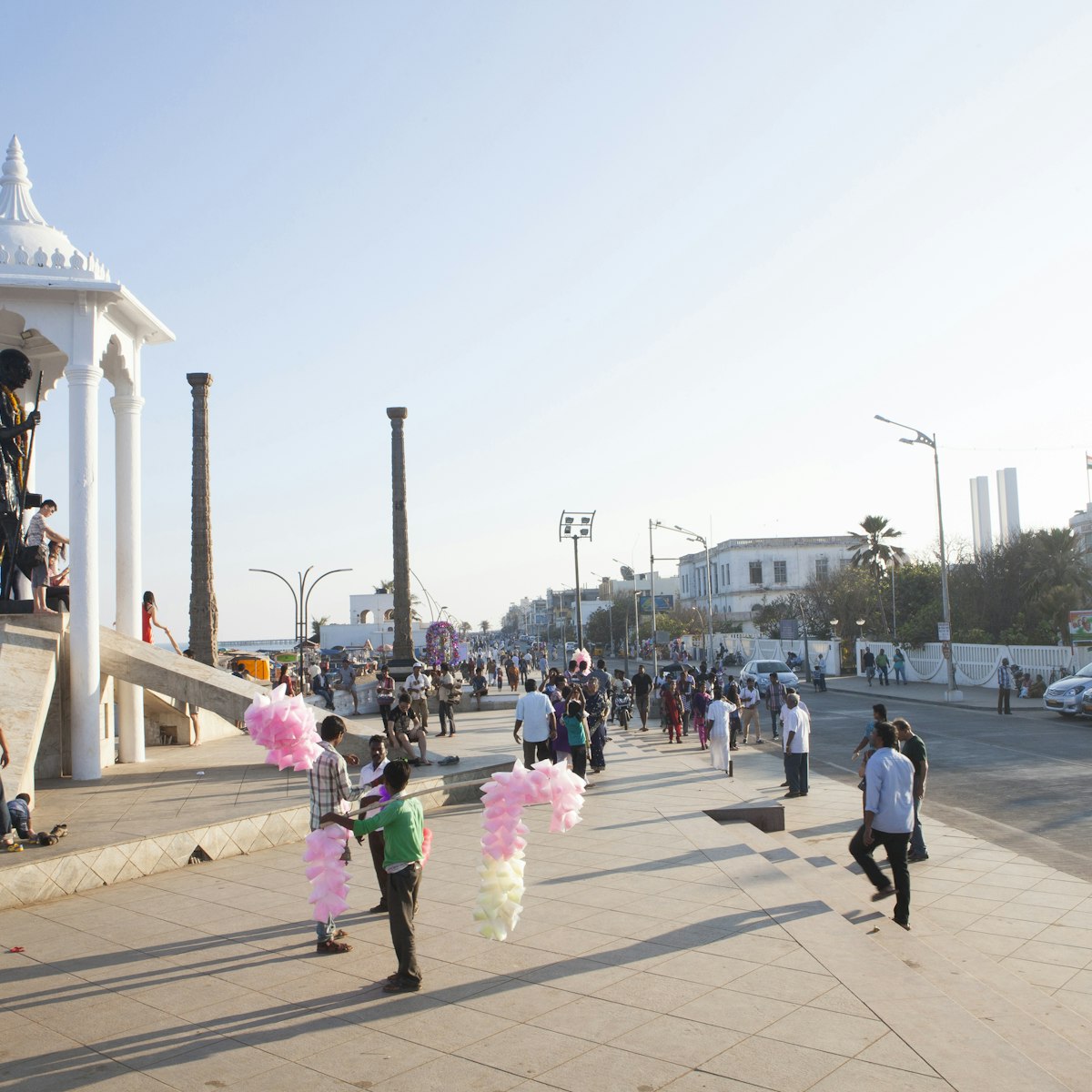 The promenade in Pondicherry,India