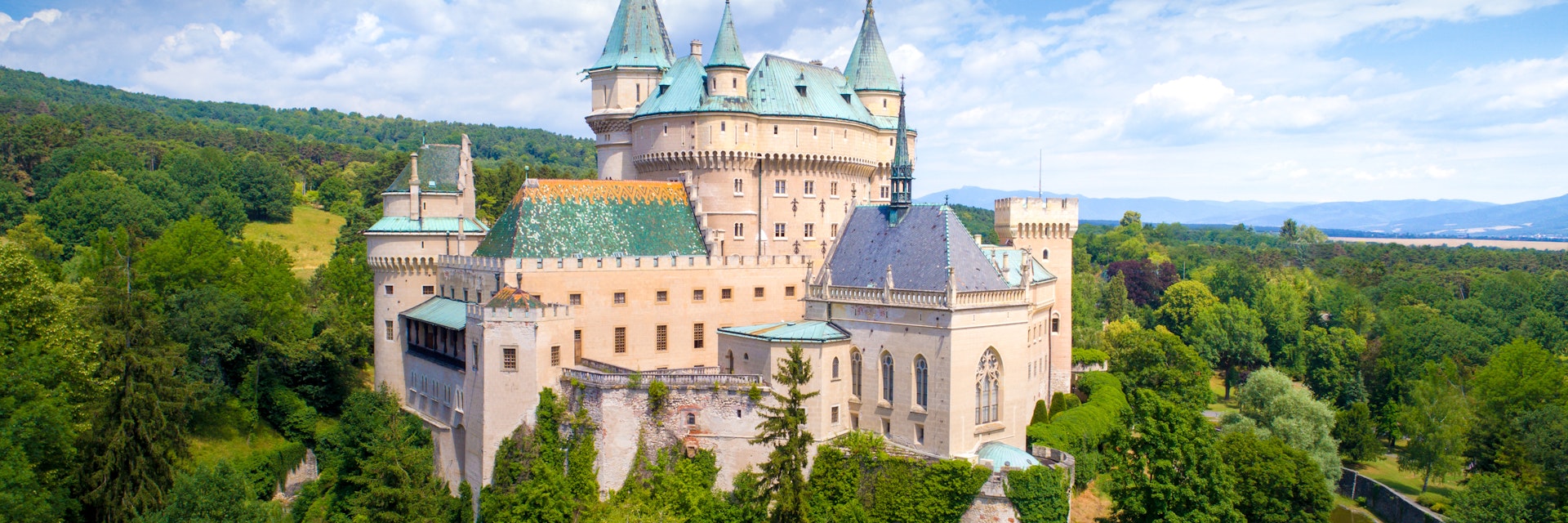 Bojnice, Slovakia - 1 August, 2017: Bojnice Castle in Slovakia
Aerial view of Bojnice Castle in Slovakia
1177377836
bojnice, building, romantic, slovak, famous, landscape, landmark, historic, spring, outdoor, manor, fortress, view, top, aerial, beautiful, historical, european, background, green, cloud, park, zamok, slovensko, prievidza, bojnicky, king, kingdom