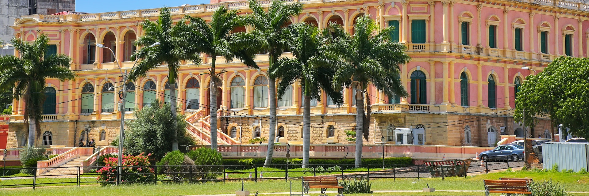 Presidential Palace in Asuncion, Paraguay. It serves as a workplace for the President and the government of Paraguay.
525336822
Asuncion, Government, Facade, Blue, Famous Place, Architecture, Paraguay, Palace