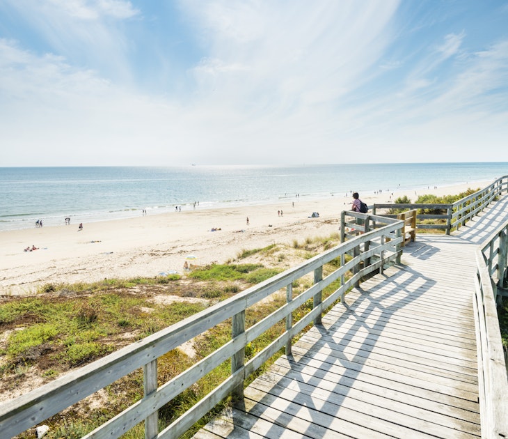 Lonely Planet Traveller Magazine, issue 86, Great Escape, French Atlantic, France
Boardwalk overlooking beach at Blois-Plage-en-Re.