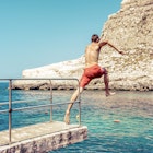Man jumping to the sea at Xlendi beach at island Gozo, Malta.1356997409
1356997409
RFC, Shutterstock, activity, cliff, xlendi, sea, summer, rock, swimming, diving, freedom, bay, man, resort, jump, coastline, nature, island, malta, gozo, water, off, outdoor, ocean, person, vacations, beach, travel, sport, male, Adult, Boat, Male, Man, Person, Water, Waterfront
Man jumping to the sea at Xlendi beach at island Gozo, Malta
1356997409