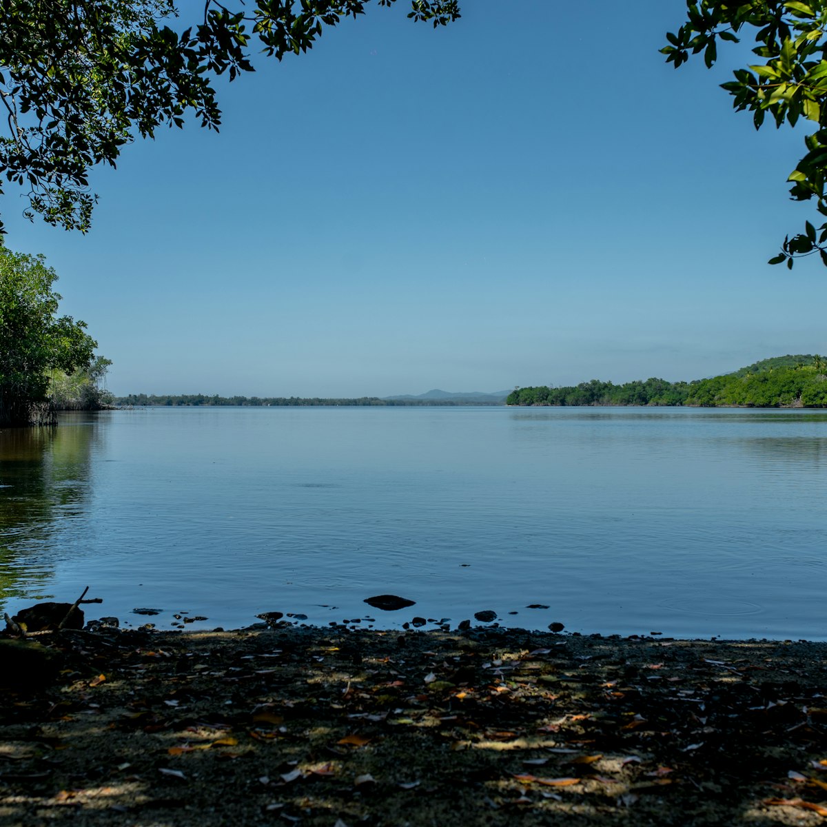 Laguna de Manialtepec in Oaxaca.