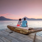 volcanoes of Atitlán 3537 m. and San Pedro 3020 m. lake of Atitlán, department of Sololá , Republic of Guatemala, Central America; Shutterstock ID 2269093919; purchase_order:65050; job:Online Editorial; client:When is the best time to visit Guatemala?; other:Joe Bindloss
2269093919