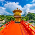 Golden pagoda of Nan lian garden in Hong Kong city with beautiful background   License Type: media  Download Time: 2023-04-28T15:38:42.000Z  User: alexbutler  Is Editorial: No  purchase_order: