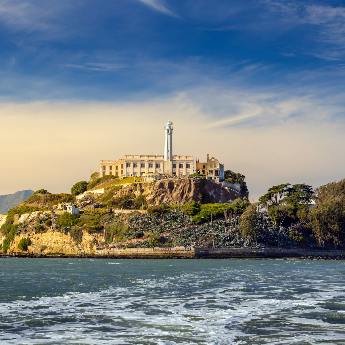 Alcatraz Island in San Francisco, USA.